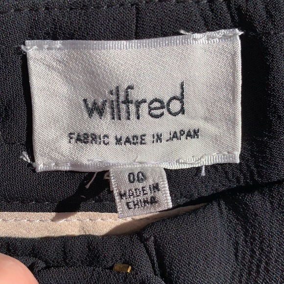 Black Wilfred Allant Pants Size 00 - Picture 6 of 8